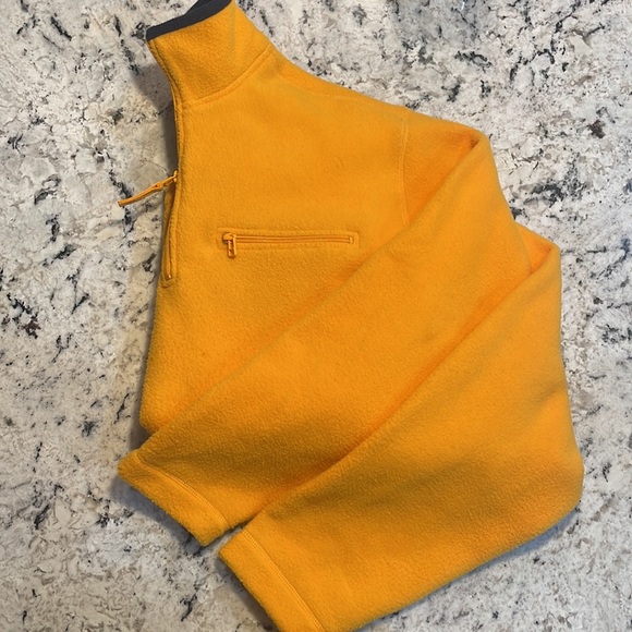 90'S GAP Vintage Half-Zip Fleece Pullover, Men's Size Medium polyester gray type Vintage Second Hand